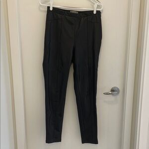 Oasis Black Leather Skirt